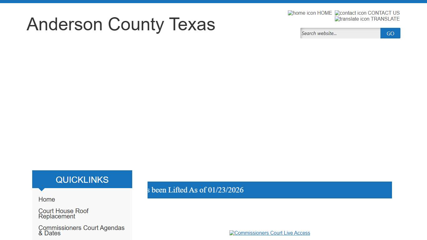 Home Page - Anderson County